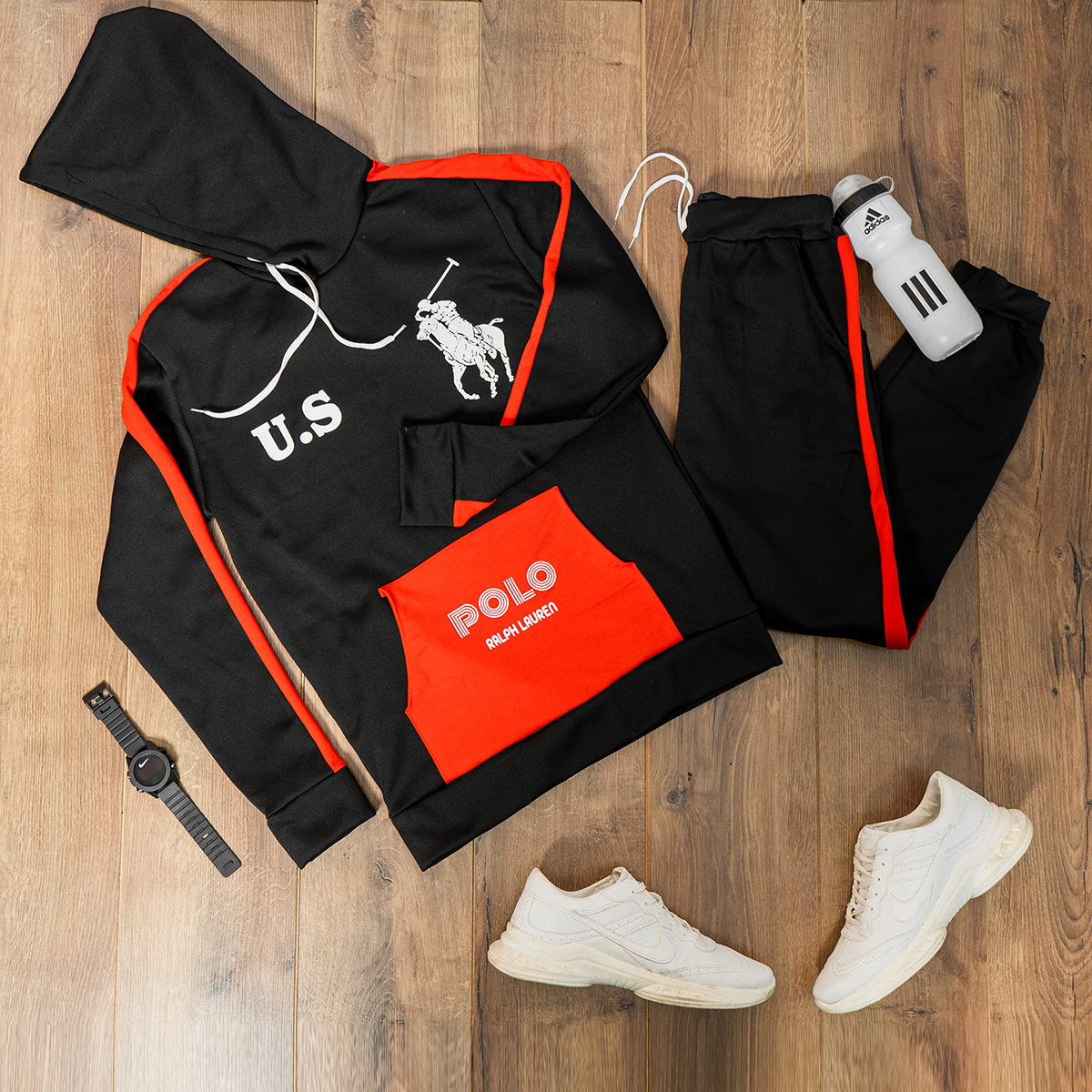 ست هودی شلوار مردانه POIO مدل Z118