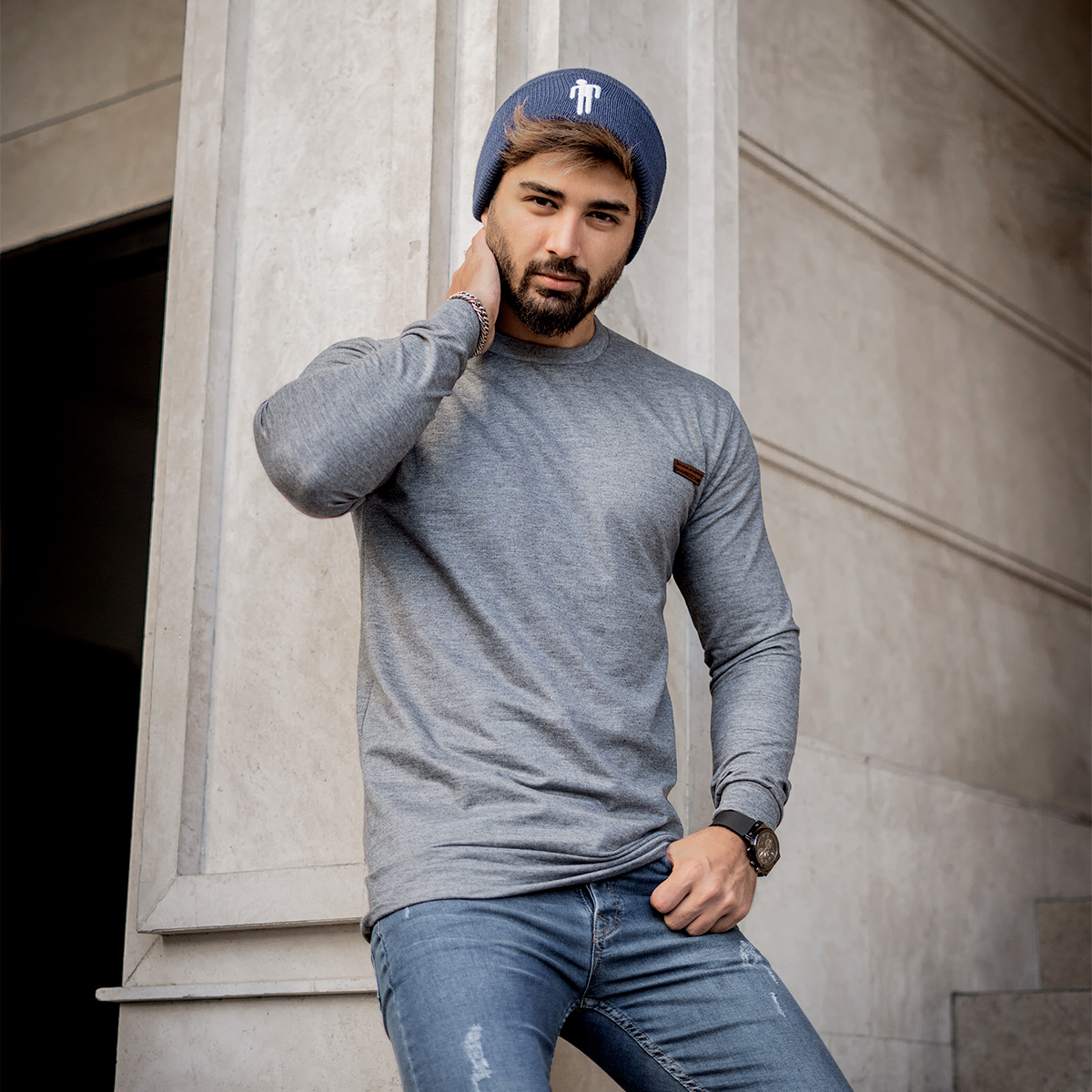 دورس مردانه طوسی روشن مدل Artin