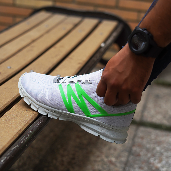 کفش ورزشی (T) سفید سبز مردانه مدل rexa